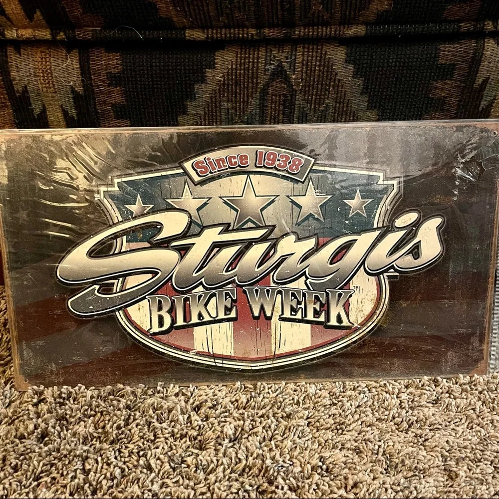 NEW Sturgis Bike Week Motorcycle Metal Sign
